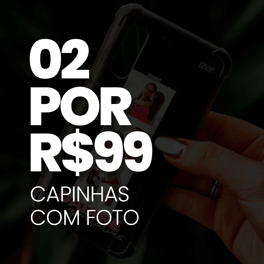 Combo 2 Capinhas com Foto